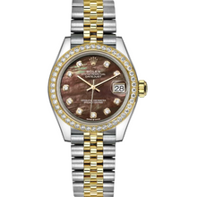 Rolex Datejust 31  Oyster, 31 mm, Oystersteel, yellow gold and diamonds