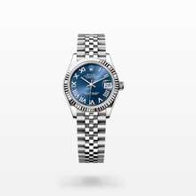 Rolex Blue White Gold And Stainless Steel Datejust 278274 Women's 31 MM