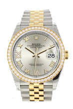 Rolex Datejust 36,  Steel Yellow Gold Diamond Ladies Watch