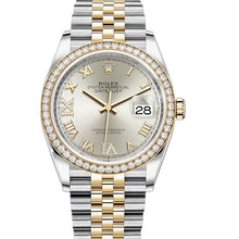 Rolex Datejust 36,  Steel Yellow Gold Diamond Ladies Watch