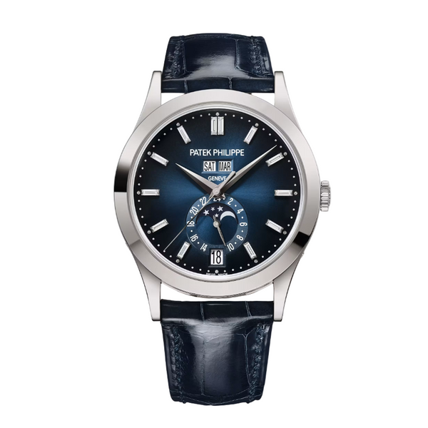 Patek Philippe ANNUAL CALENDAR. MOON PHASES Blue