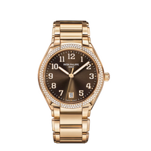 Patek Philippe Twenty~4 Ladies Rose Gold Brown Dial 7300/1200R-010