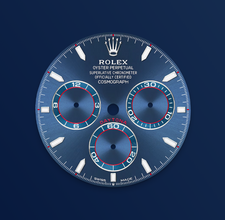 Rolex Cosmograph Daytona  Oyster, 40 mm, white gold blue dail