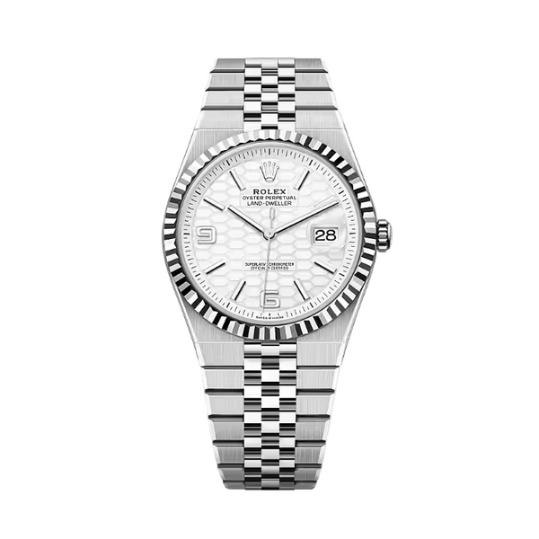 Rolex Land-Dweller 40  Oyster, 40 mm, Oystersteel and white gold