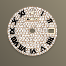 Rolex Lady-Datejust  Oyster, 28 mm, yellow gold and diamonds