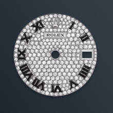 Rolex Lady-Datejust  Oyster, 28 mm, white gold and diamonds