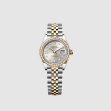 Rolex Lady-Datejust Oyster, 28 mm, Oystersteel, Yellow Gold and Diamonds