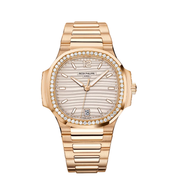 Patek Philippe Nautilus 7118/1200R-001 Silvery Opaline Dial Rose gold Watch