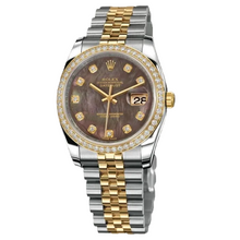 Rolex Datejust 31  Oyster, 31 mm, Oystersteel, yellow gold and diamonds