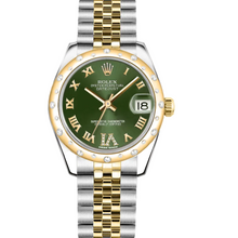 Rolex Datejust 31  Oyster, 31 mm, Oystersteel, yellow gold and diamonds