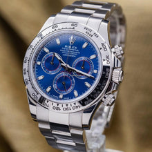 Rolex Cosmograph Daytona  Oyster, 40 mm, white gold blue dail
