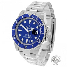 Rolex Submariner 40, Date 40mm White Gold Blue Dial (Smurf) 116619LB Box & Papers 2015