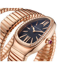 Bvlgari Rose Gold Serpenti Tubogas Double Spiral Watch - BEAUTY BAR