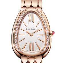 Bvlgari Serpenti Seduttori Diamonds Silver Dial Rose Gold Steel - BEAUTY BAR