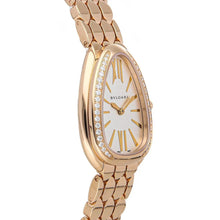 Bvlgari Serpenti Seduttori Diamonds Silver Dial Rose Gold Steel - BEAUTY BAR