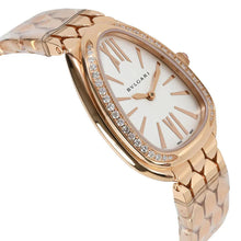 Bvlgari Serpenti Seduttori Diamonds Silver Dial Rose Gold Steel - BEAUTY BAR