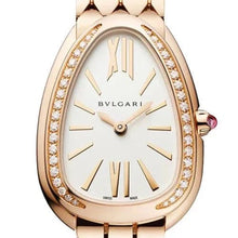 Bvlgari Serpenti Seduttori Diamonds Silver Dial Rose Gold Steel - BEAUTY BAR