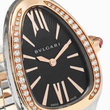 Bvlgari Serpenti Tubogas Woman Silver-Rose Gold Watch - BEAUTY BAR