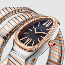 Bvlgari Serpenti Tubogas Woman Silver-Rose Gold Watch - BEAUTY BAR