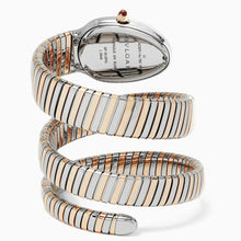 Bvlgari Serpenti Tubogas Woman Silver-Rose Gold Watch - BEAUTY BAR