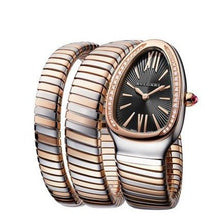 Bvlgari Serpenti Tubogas Woman Silver-Rose Gold Watch - BEAUTY BAR