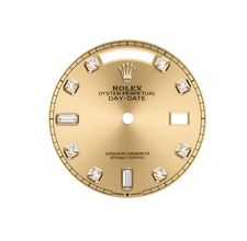 Day-Date 36 Oyster, 36 mm, Yellow Gold and Diamonds Reference 128348RBR