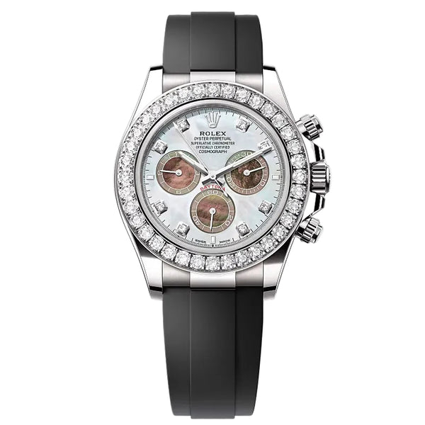 Rolex Cosmograph Daytona  Oyster white gold and diamonds