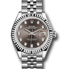 Rolex Datejust Steel White Gold Diamond Dial Ladies Watch
