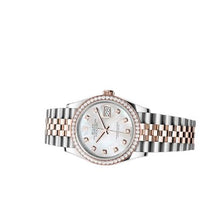 Rolex Datejust 36 Mm, Oystersteel, Everose Rose Gold And Diamonds - BEAUTY BAR