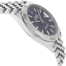 Rolex Datejust 41 Blue Dial Baton Index Luxury Men's Wristwatch - BEAUTY BAR