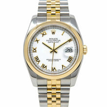 Rolex Datejust White Roman Dial, Steel & Gold - BEAUTY BAR