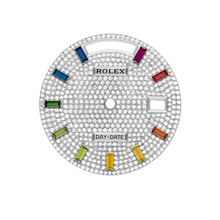 Rolex Day-Date 36 Oyster, 36 mm, White Gold and Diamonds Dial Crystal Bracelet