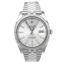 Rolex Oyster Perpetual Datejust 41 mm Silver Dial Automatic Men's Watch 126334SSJ